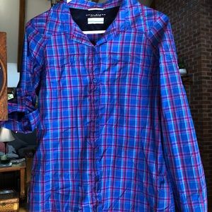 Long sleeved Columbia button up